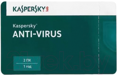 ПО антивирусное Kaspersky Anti-Virus 1 год / KL11712UBFS (на 2 устройства)