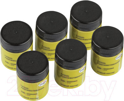 Изображение товара Гуашь ГАММА Старый Мастер 520 / 12112040520 (40мл, оливковый)