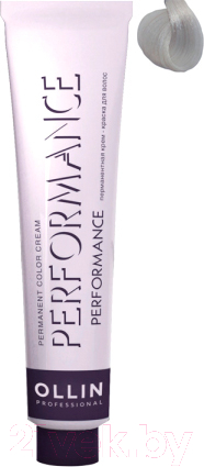 Крем-краска для волос Ollin Professional Performance Permanent Color Cream (60мл, антижелтый)