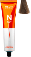 Крем-краска для волос Ollin Professional N-Joy перманентная 5/0 (100мл, светлый шатен) - 