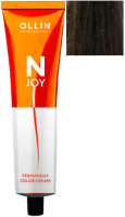 Крем-краска для волос Ollin Professional N-Joy перманентная 5/12 (100мл, светлый шатен пепельно-фиолетовый) - 