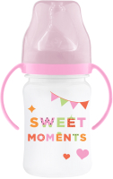 Бутылочка для кормления Mepsi Sweet Moments с силиконовой соской 6+ / 0246 (270мл) - 