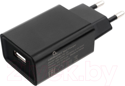 Зарядное устройство сетевое Cablexpert MP3A-PC-25 (черный)