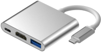 Адаптер ORIENT USB-C - HDMI USB 3.2 Gen1 Type-A USB 3.2 Gen1 Type-C / C028 - 