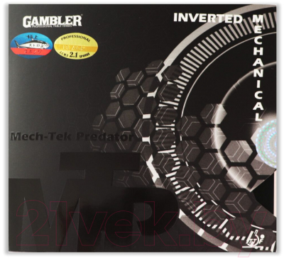 Накладка для ракетки настольного тенниса Gambler Mech-Tek / GCP-6.1 (черный)