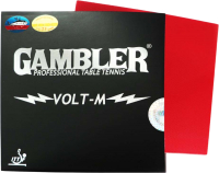 Накладка для ракетки настольного тенниса Gambler Volt M / GCP-4 (красный) - 
