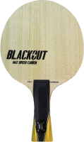 Основание для ракетки настольного тенниса Gambler Blackout Max Speed Carbon Flared / GFC-6 - 