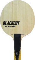 Основание для ракетки настольного тенниса Gambler Blackout Max Speed Carbon Straight / GFC-5 - 