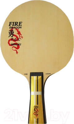 Основание для ракетки настольного тенниса Gambler Fire Dragon Hinoki Flared / GFC-2