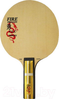 Основание для ракетки настольного тенниса Gambler Fire Dragon Hinoki Straight / GFC-1