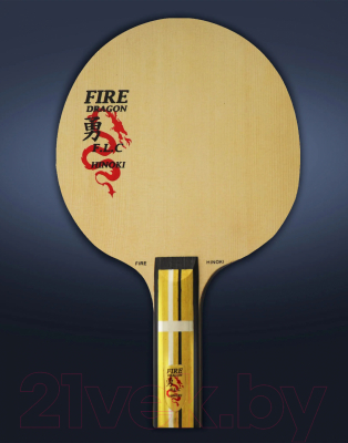 Основание для ракетки настольного тенниса Gambler Fire Dragon Hinoki Straight / GFC-1