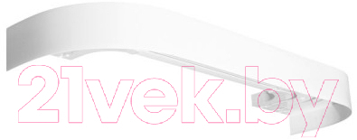 Изображение товара Карниз для штор LEGRAND Галант с поворотами 2.4м / 1947 (белый глянец)