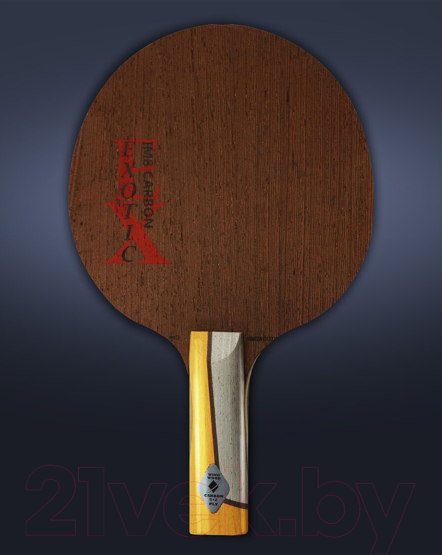 Основание для ракетки настольного тенниса Gambler Wingwood Im8 Carbon Straight / GFC-13