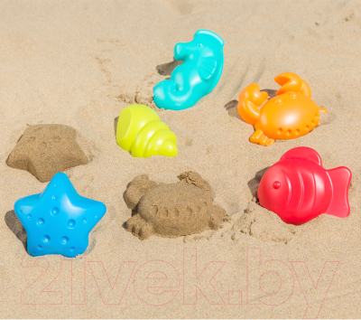 Набор игрушек для песочницы Hape Морские создания / E4058_HP