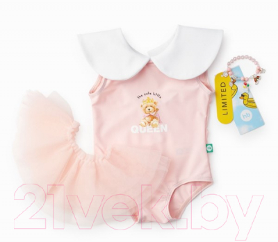 Купальник детский Happy Baby 50656 (розовый, р.80-86)