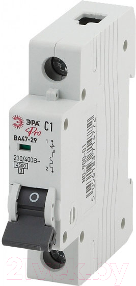 Выключатель автоматический ЭРА Pro NO-900-10 ВА47-29 1P 10А C / Б0031745