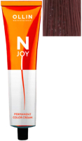 Крем-краска для волос Ollin Professional N-Joy перманентная 5/26 (100мл, светлый шатен фиолетово-красный ) - 