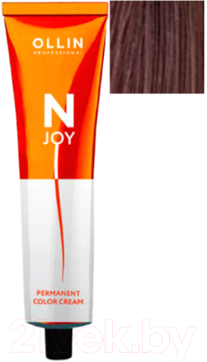 Крем-краска для волос Ollin Professional N-Joy перманентная 5/4  (100мл, светлый шатен медный)