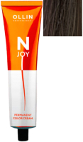 Крем-краска для волос Ollin Professional N-Joy перманентная 6/71  (100мл, темно-русый коричнево-пепельный) - 