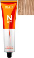 Крем-краска для волос Ollin Professional N-Joy перманентная 7/30 (100мл, русый золотистый) - 