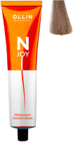 Крем-краска для волос Ollin Professional N-Joy перманентная 7/31 (100мл, русый золотисто-пепельный) - 