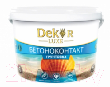 Грунтовка Dekor Бетонконтакт ВД-АК-0158 (3кг)