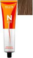 Крем-краска для волос Ollin Professional N-Joy перманентная 8/35 (100мл, светло-русый золотисто-махагоновый) - 