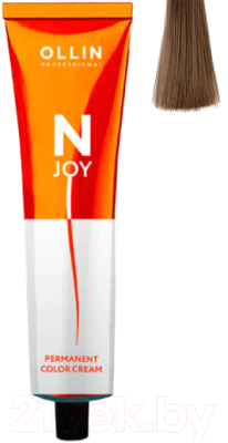 Крем-краска для волос Ollin Professional N-Joy перманентная 8/73 (100мл, светло-русый коричнево-золотистый )