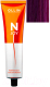 Крем-краска для волос Ollin Professional N-Joy перманентная 0/25 (100мл, фиолетово-махагоновый розовый) - 