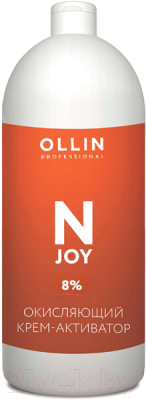 Эмульсия для окисления краски Ollin Professional N-Joy крем-активатор 8% (1л)