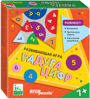 

Развивающая игра Step Puzzle, Радуга цифр. Тримино. IQ Step / 76049