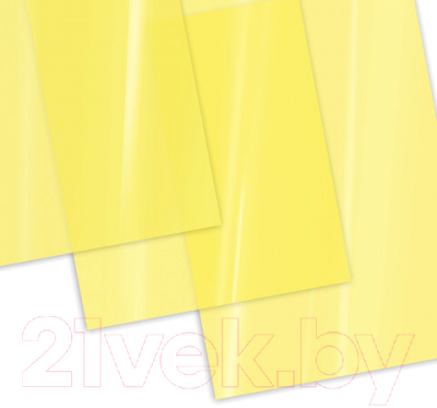 Обложки для переплета Brauberg 150мкм / 530938 (100шт, прозрачный/желтый)