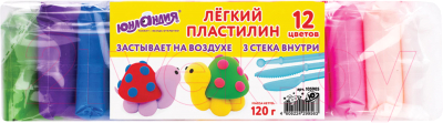 Изображение товара Пластилин легкий Юнландия 105905 (12цв)