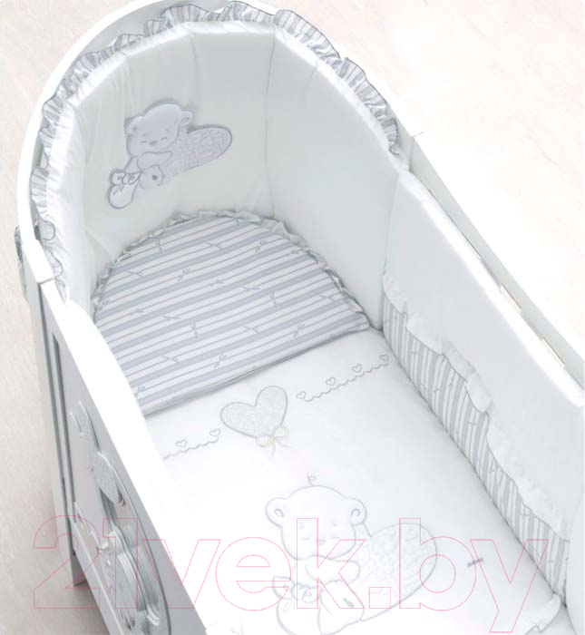 Детская кроватка Italbaby Love Oval / 070.1400-0405