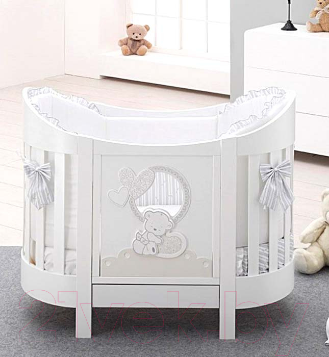 Детская кроватка Italbaby Love Oval / 070.1400-0405