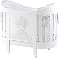 Детская кроватка Italbaby Love Oval / 070.1400-0405 (белый) - 