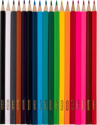 Набор цветных карандашей Пифагор Сказки / 181822 (18цв)