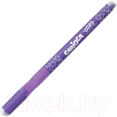 Ручка капиллярная Carioca Oops пиши-стирай / 43039/09 (фиолетовый)
