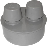 Клапан вакуумный для внутренней канализации РосТурПласт Дн 110 / 11304 (серый) - 