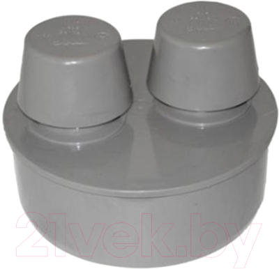 Клапан вакуумный для внутренней канализации РосТурПласт Дн 110 / 11304 (серый)