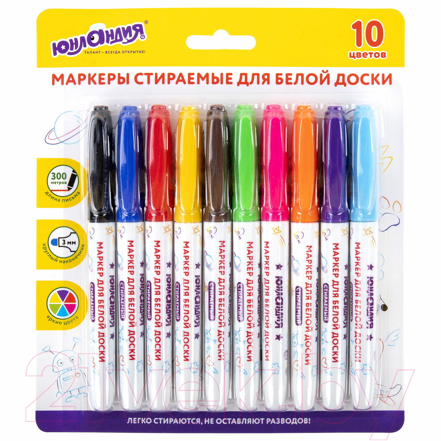 Набор маркеров Юнландия Colorway / 152100 (10цв)