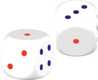 Набор кубиков для настольной игры BALU 53-Ad(BL-3955-2) - 