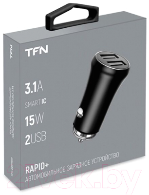 Зарядное устройство автомобильное TFN TFN-CCRPD01 (черный)