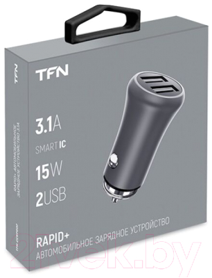 Зарядное устройство автомобильное TFN TFN-CCRPD02 (серый)
