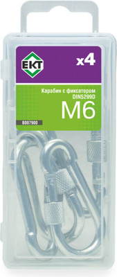 Карабин пожарный ЕКТ B007900 (4шт) - 