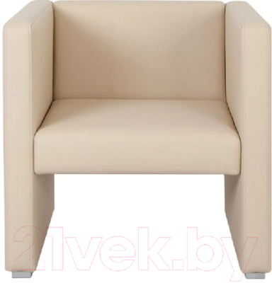 Кресло мягкое Мебелик Бриф (экокожа бежевый)