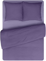 Комплект постельного белья Amore Mio Мако-сатин Allegra Микрофибра Евро / 22265 (сиреневый/фиолетовый) - 