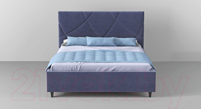 Двуспальная кровать Natura Vera Амбер с ПМ 160x200 (Omega 03)