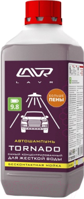 

Автошампунь Lavr, Tornado для бесконтактной мойки / Ln2341