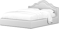 Двуспальная кровать Mebelico Афина 19 / 58844 (экокожа, белый) - 